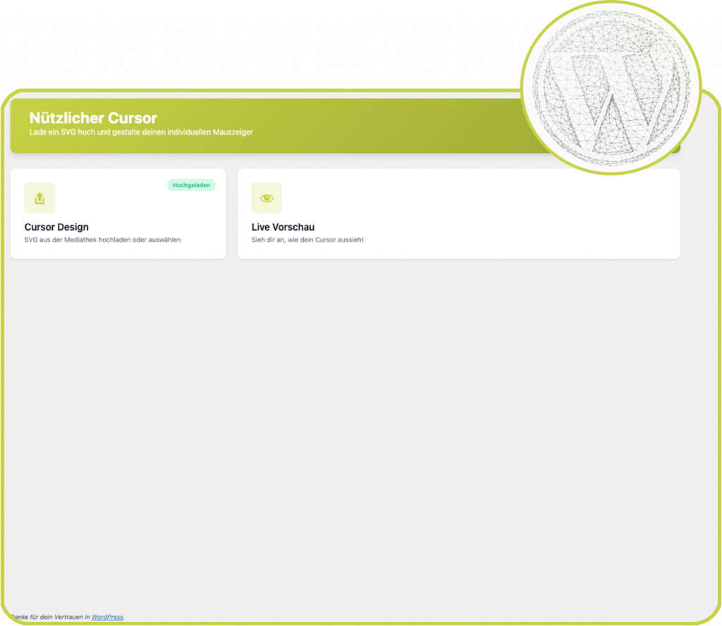 Screenshot Nützlicher Cursor